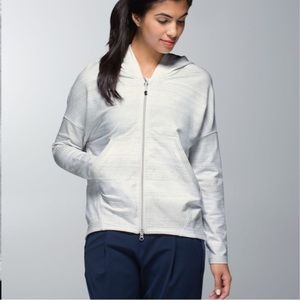 lululemon athletica Gray Zip-Up Hoodie